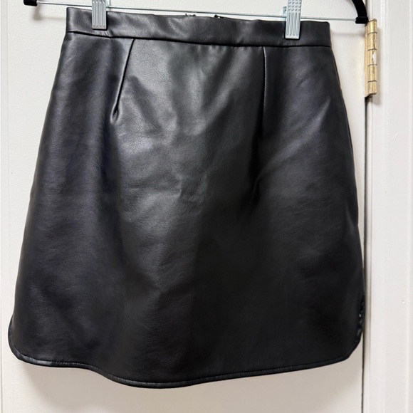Hello Molly Dresses & Skirts - Hello Molly NWT Black Vegan Leather Mini Skirt Biker Core | Size 4 Small
